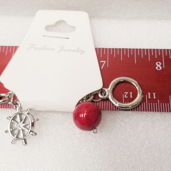 NWT, Fashion Jewelry Nautical Charm Bracelet - Picture 7 of 7